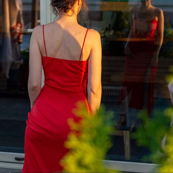 Cami Midi Slip Dress - Picture 2 of 8